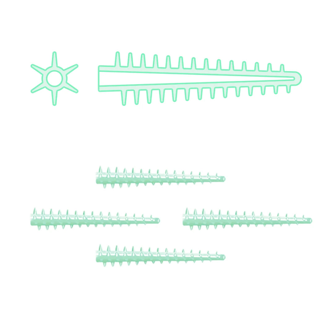 Dentpark/ 120pcs Dental Silicone Adaptive Interdental Wedges W3 Dental Tools sectional matrix system Matrix Matrices Dentistry