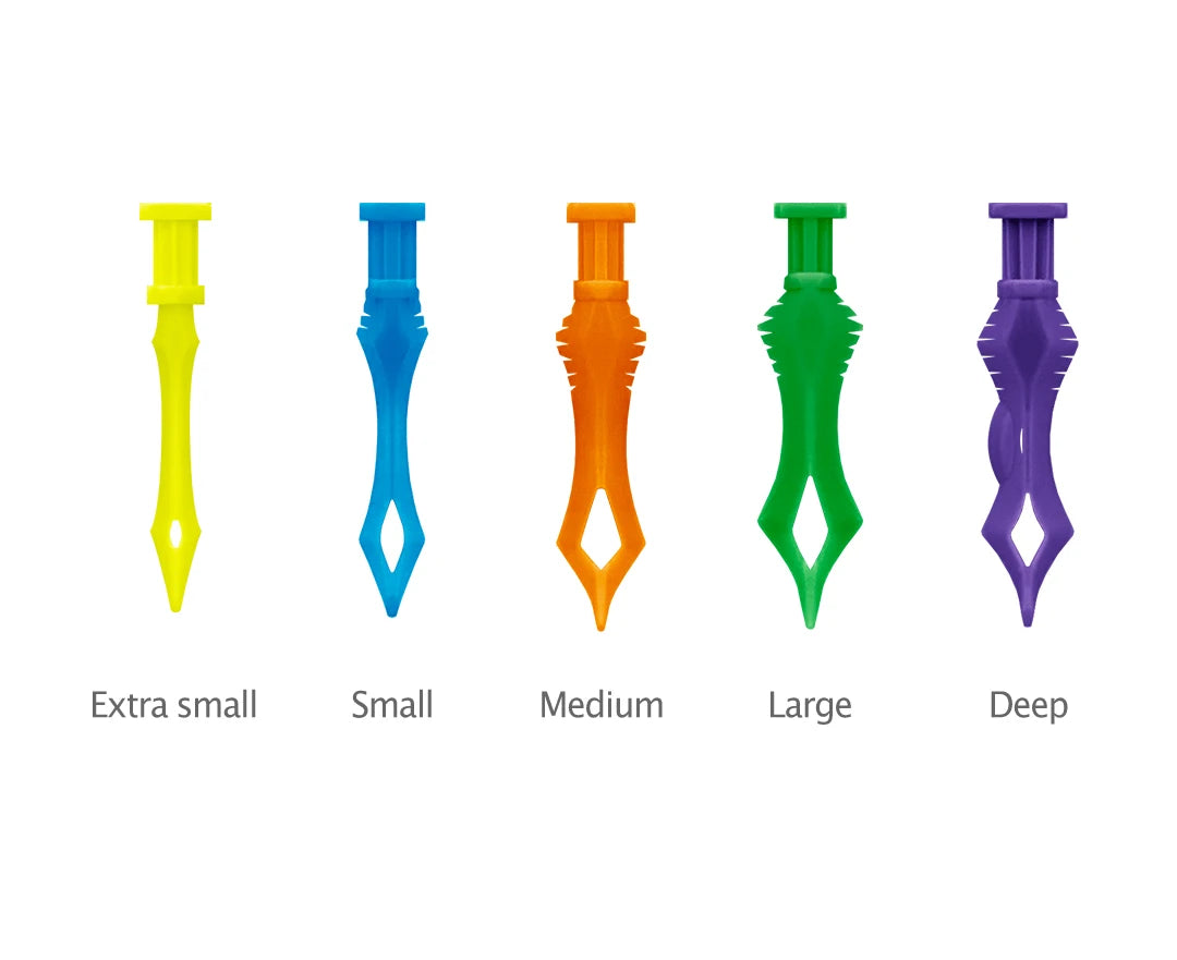 Dentpark/ Dental diamond Shape Interproximal wedges W4 3.0 Good separation force and fit Plastic Tooth Gap Dentistry Tools
