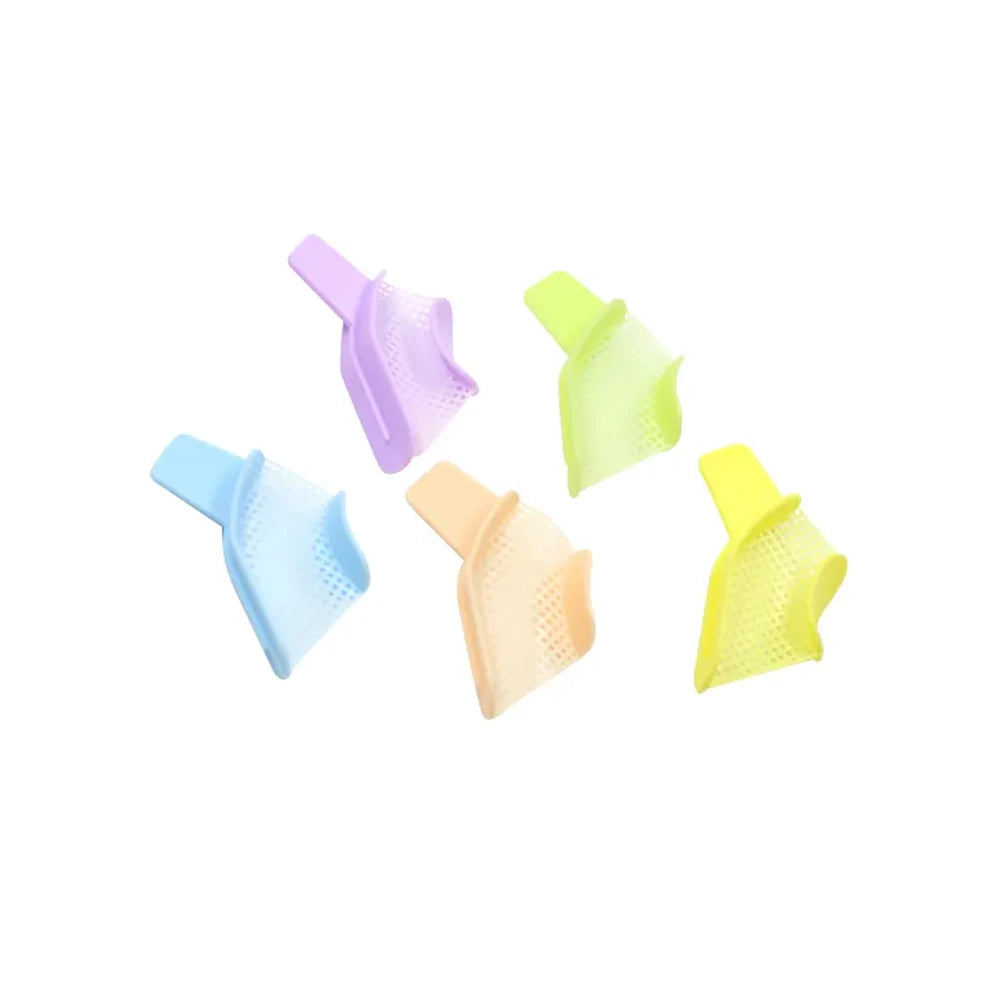 Dental Bite Trays Impression Partial Posterior Teeth Registration With Net 20pcs/Box Cotisen Disposable Dentist Tools Instrument