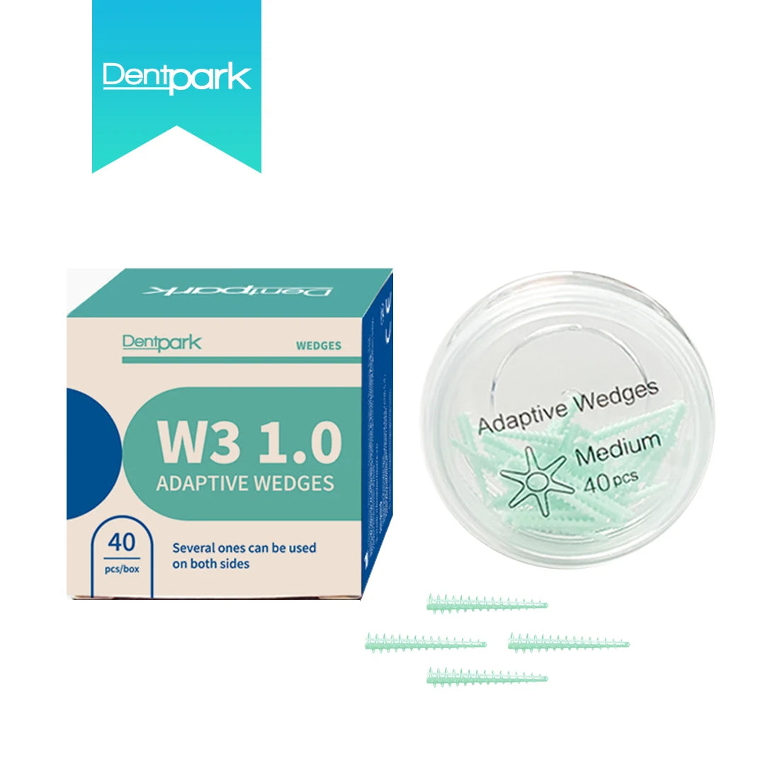 Dentpark/ 120pcs Dental Silicone Adaptive Interdental Wedges W3 Dental Tools sectional matrix system Matrix Matrices Dentistry