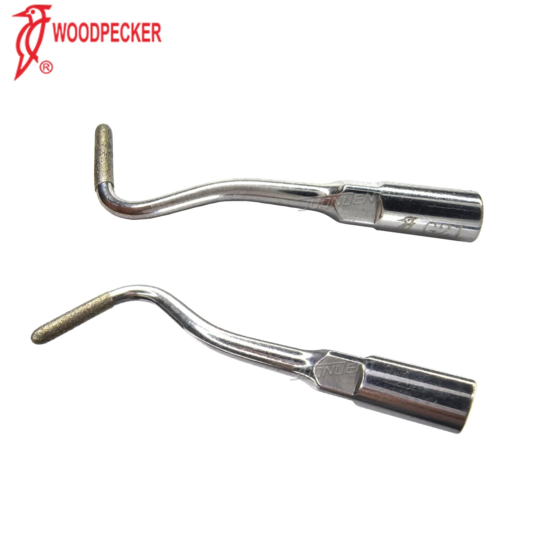 Original Woodpecker Scaler Tips Dental Ultrasonic Scaling Tip With Diamond G20 G21 Fit EMS Mectron Scaler Handpieces