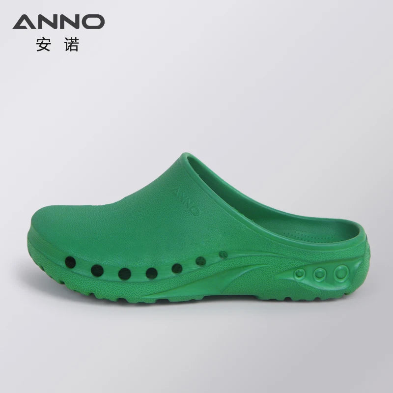 ANNO EVA Soft Doctors Nurses Shoes Hospital Clog Operating Room Lab SPA Slipper Work Flat Shoes for Long Standing