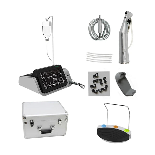 Dental Implant Motor COXO C-Sailor Pro Portable Professional Surgical Brushless Motor with Touch Screen with 20:1 Contra Angle