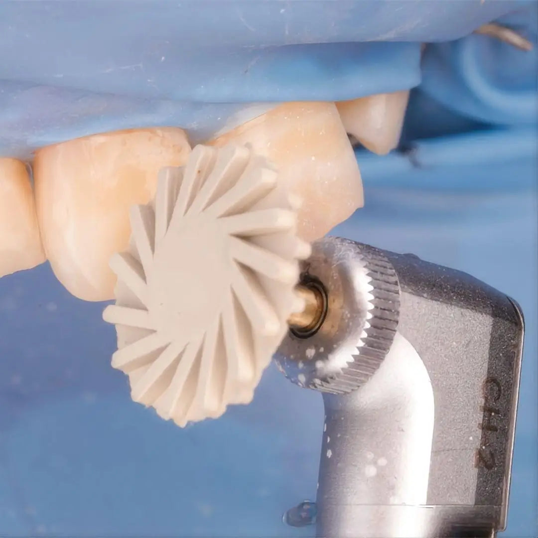 Dentpark 6pcs Dental polishers 2-step diamond impregnated Polishing Wheel kit high shine on all composite materials