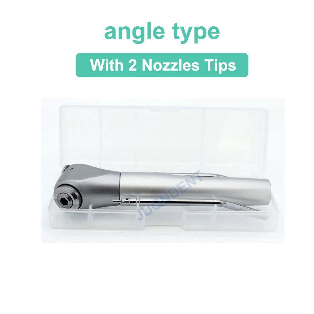 Dental Air Water Spray Triple 3 Way Syringe Handpiece Dentistry Air Water Spray Gun Nozzles Tips Dental Tooth Cleaning Tools Angle Type