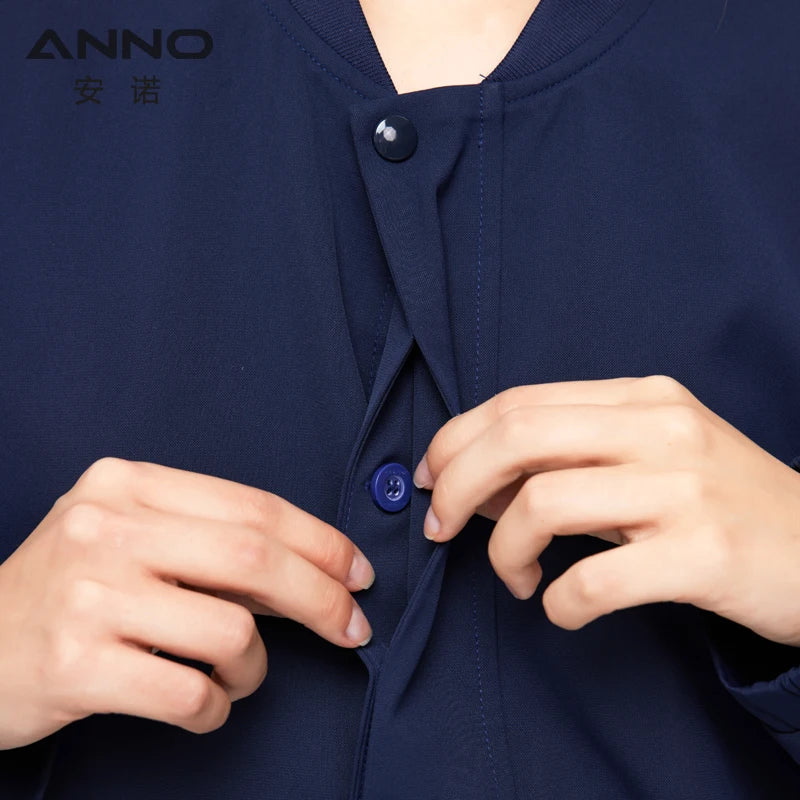Anti-static Scrubs Jackets Antibacte Thermal Fabric Outfit Out Coats Doctor Hospital Nurse Uniforms Autumn Winter Over coats