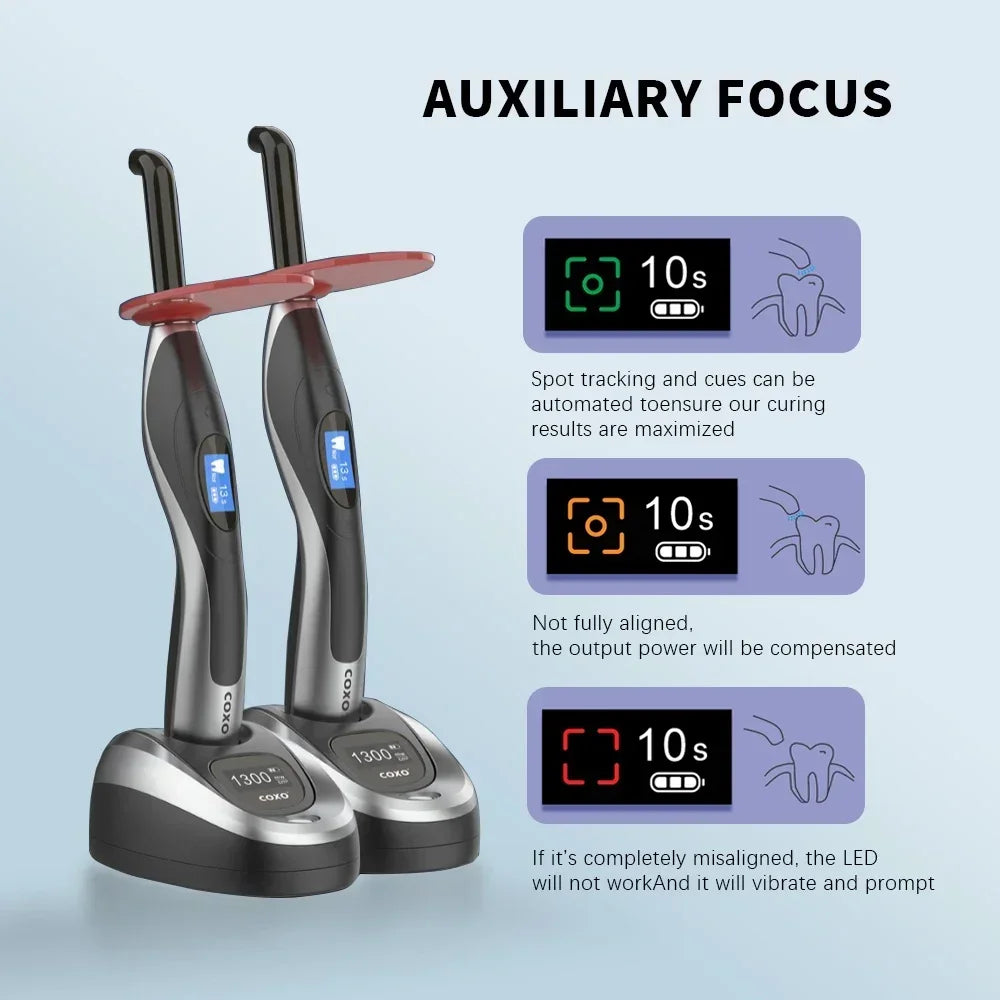 COXO DB686 HONOR Dental Light Curing Lamp LED Machine Oral Photosensitive Lamp Teeth Whitening Low Temperature Curing