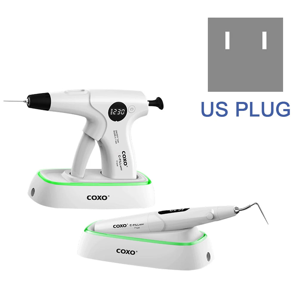 Dental Endodontic Obturation System COXO C-FILL Mini Wireless Gutta-Percha Obturation Gun Heated Pen Dentistry Tools US PLUG
