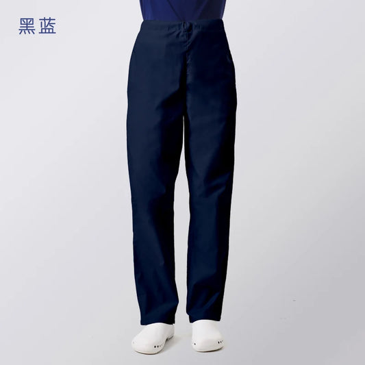 ANNO Hospital Autumn Winter Scrubs Tops Trousers Sets Optiona Long Sleeves Nursing Uniform Dental Clinic Supplies Nurse Clothing 18PT001-HeiLan-Pants