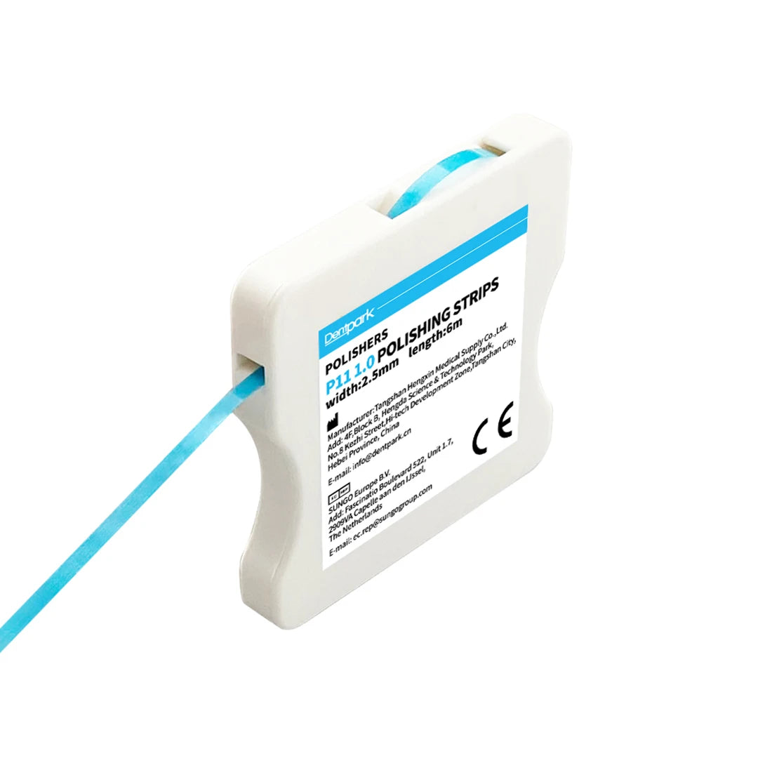 Dentpark/1Roll Dental Resin Polishing Strips Width 4mm/2.5mm Length 6m Dentist Material dental tools without grit stripping off Fine width2.5mm