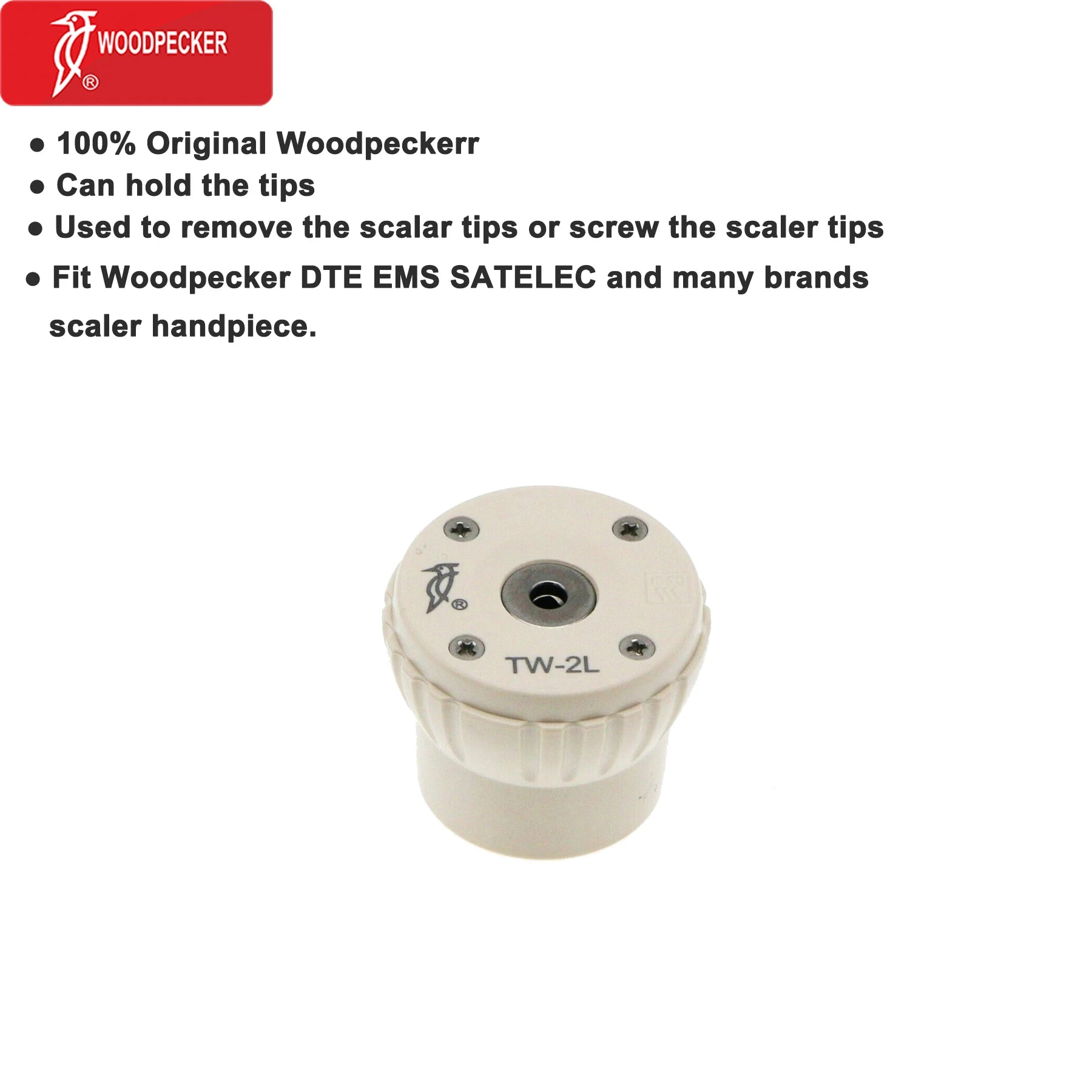Woodpecker Dental Ultrasonic Scaler Handpiece Dentistry Ultrasound Scaling Handle HW-5L DTE HD-7L Dental Products TW-2L