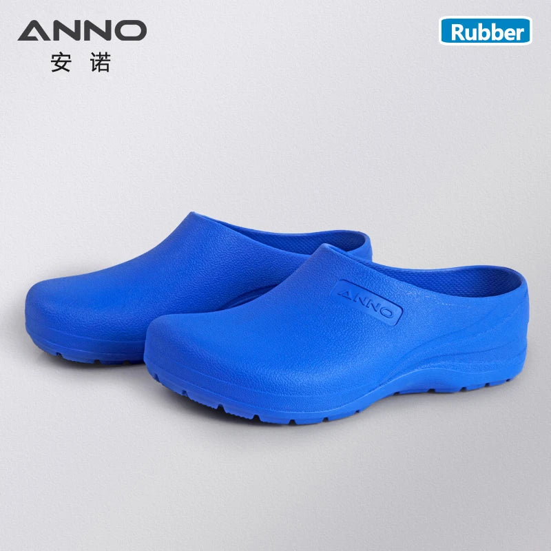 ANNO Light Rubber Shoes Doctor Nurse Clog Lab Slipper Work Flat Shoes for Operating Room Hospital Nursing Accessories C10