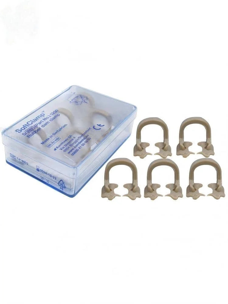 High quality Kerr Dental Non-Punch Rubber Dam Sheet, Mouth Opener & 3D Latex Rubber Dam system for Anterior/Posterior Clamp 5pcs