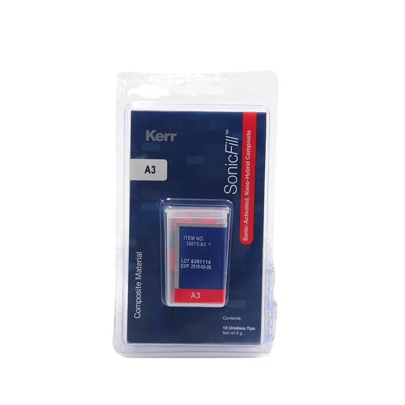 Dental Dentistry Kerr Composite Resin Ultrasonic Resin Dental Restoration Filling Material Kerr Bulk Resin Dental Consumables A3 10Pcs