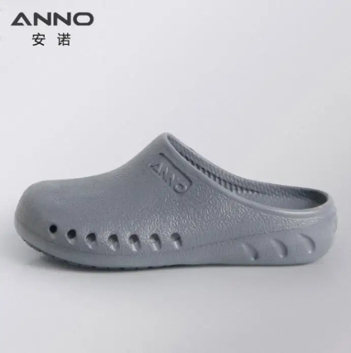 ANNO EVA Soft Doctors Nurses Shoes Hospital Clog Operating Room Lab SPA Beauty Salon Slipper Work Flat Shoes With Foot Pad C11