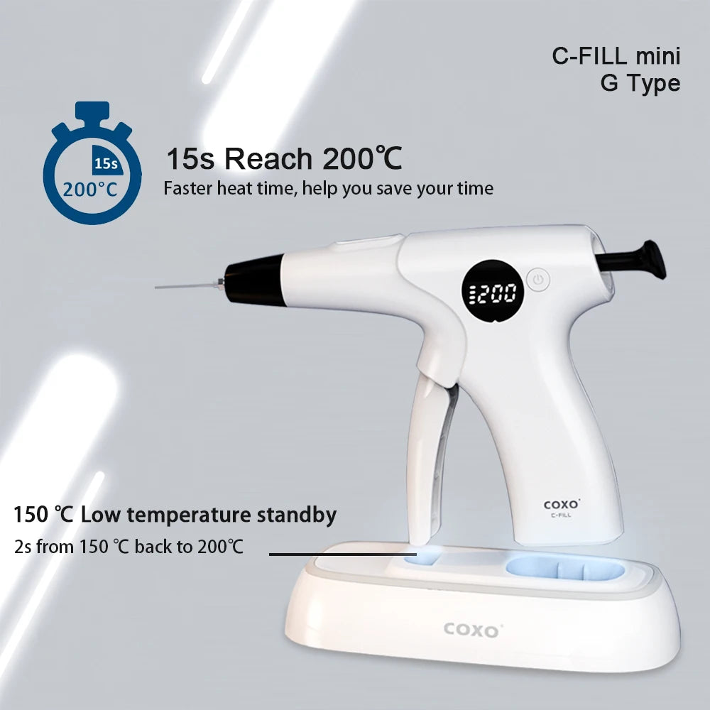 Dental Endodontic Obturation System COXO C-FILL Mini Wireless Gutta-Percha Obturation Gun Heated Pen Dentistry Tools