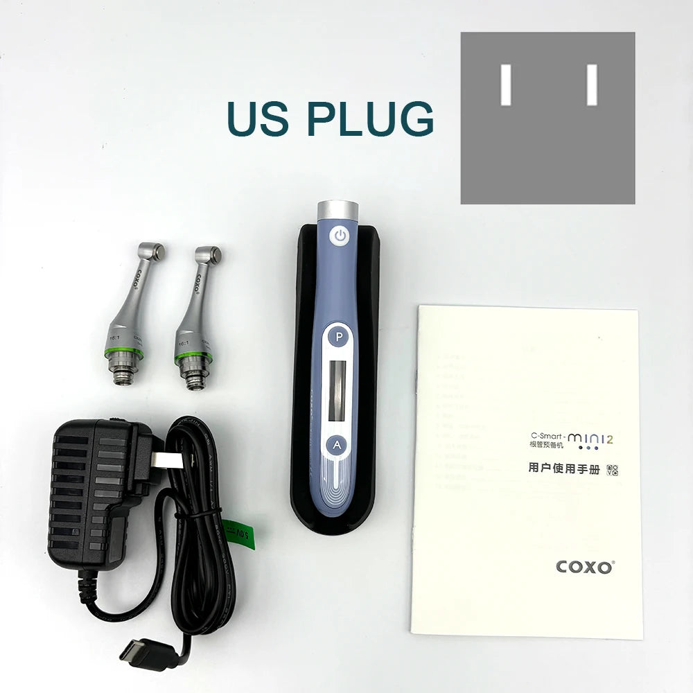 Dental Endo Motor COXO C-SMART NOVA Wireless 16:1 Head 360° Adjustable Handpiece for Root Canal Treat T-Mode Endodontic Motor US PLUG