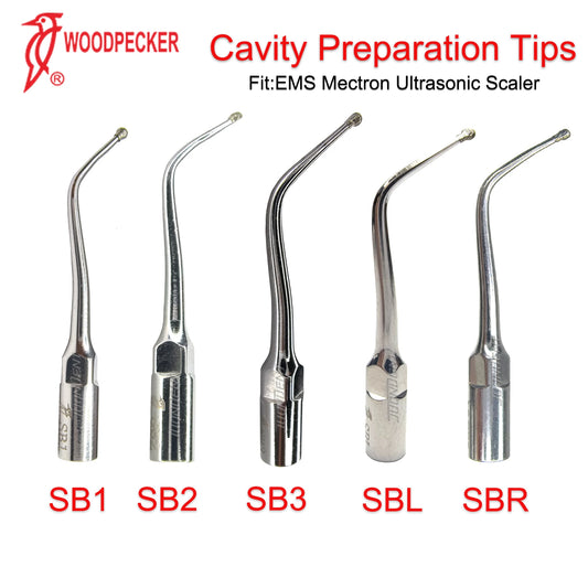 Woodpecker Scaler Tips Dental Ultrasonic Scaler Tip For Cavity Preparation Fit EMS Mectron Ultrasonic Scaler Handpieces