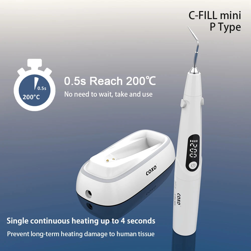 Dental Endodontic Obturation System COXO C-FILL Mini Wireless Gutta-Percha Obturation Gun Heated Pen Dentistry Tools