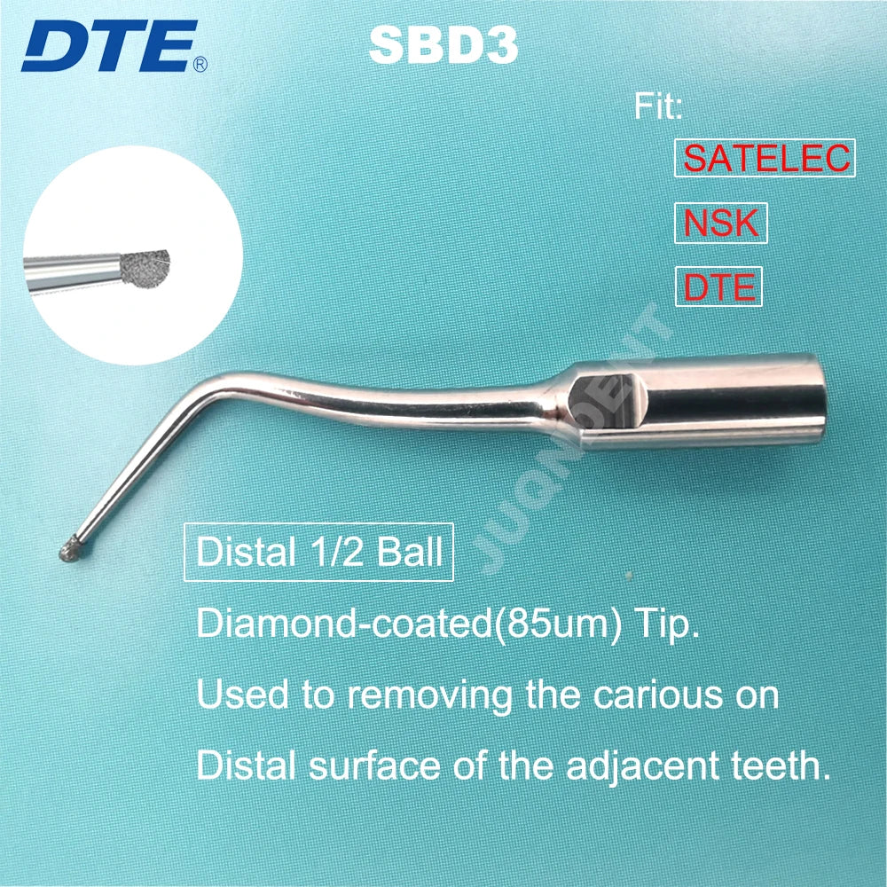 DTE Dental Ultrasonic Scaler Tips Tooth Scaling Tip Cavity Preparation Fit SATELEC NSK Scaler Handpiece SBD1 SBD2 SBD3 SBDR SBDL SBD3