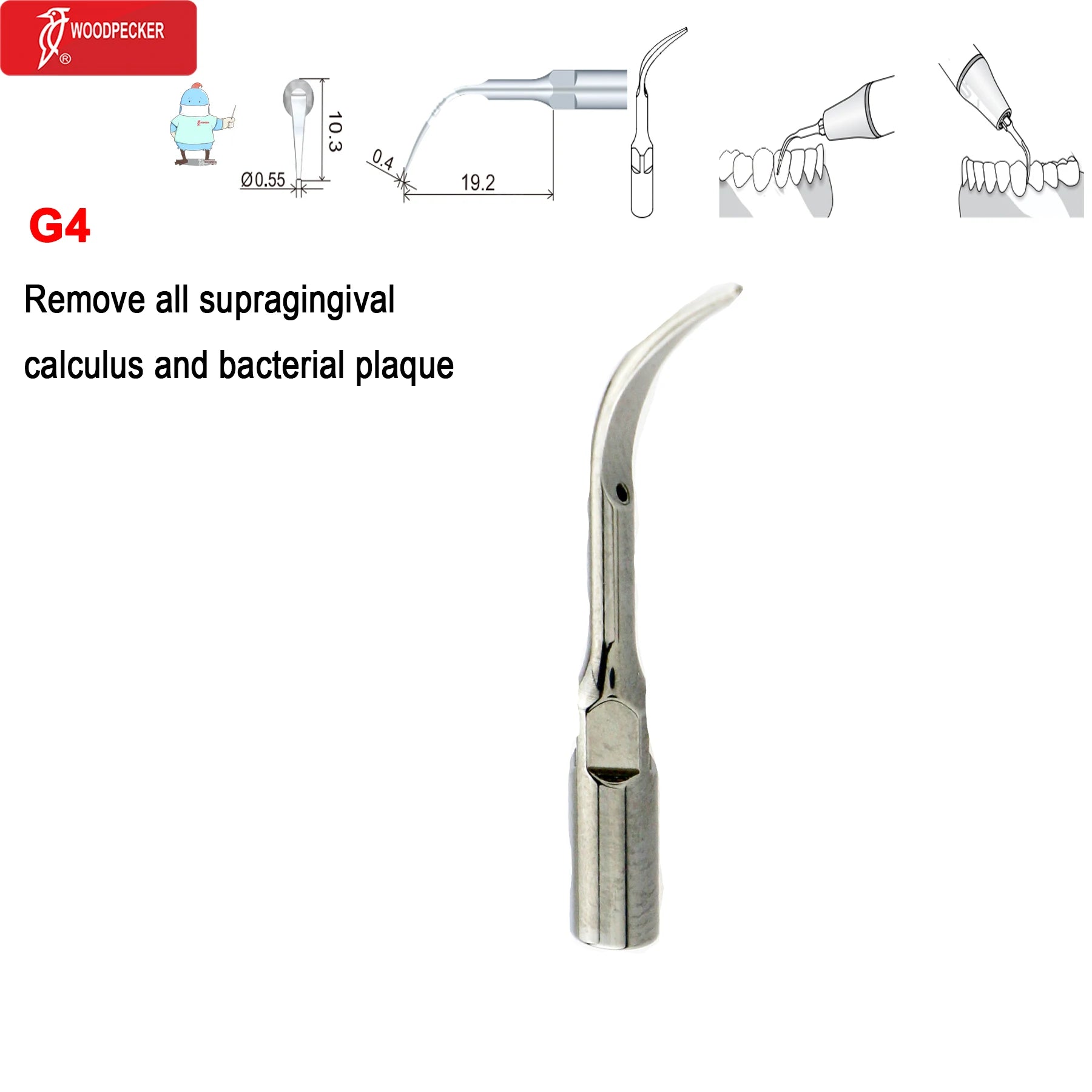 Dental Ultrasonic Scaler Tips Dentistry Instrument Scaling Tip Medical Accessories Fit EMS NSK SATELEC Scaler Handpiece G4