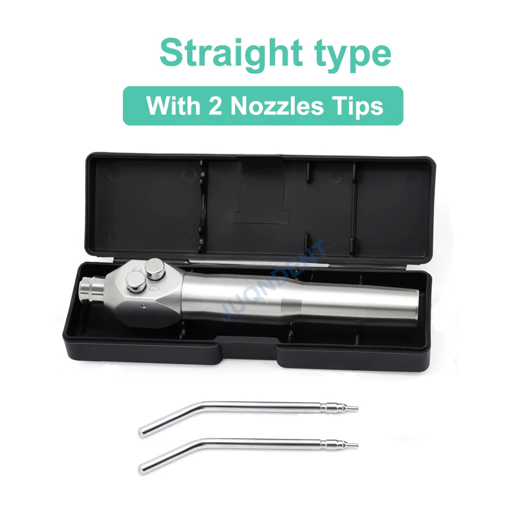 Dental Air Water Spray Triple 3 Way Syringe Handpiece Dentistry Air Water Spray Gun Nozzles Tips Dental Tooth Cleaning Tools Straight Type