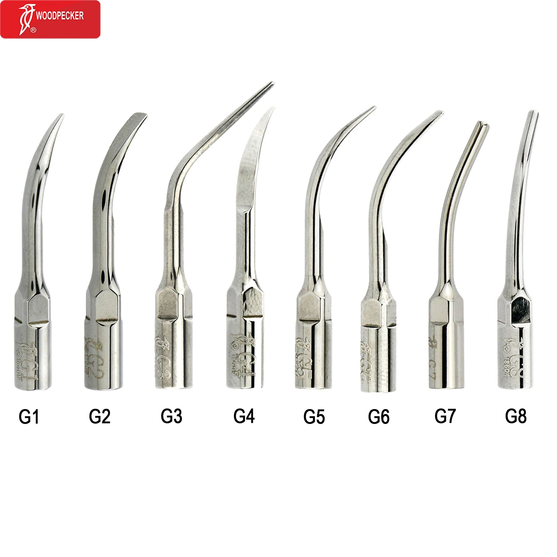 Original Woodpecker Dental Ultrasonic Scaler Tips Dentistry Ultrasound Tip P E G SB For Teeth Cleaning Dental Products Fit EMS