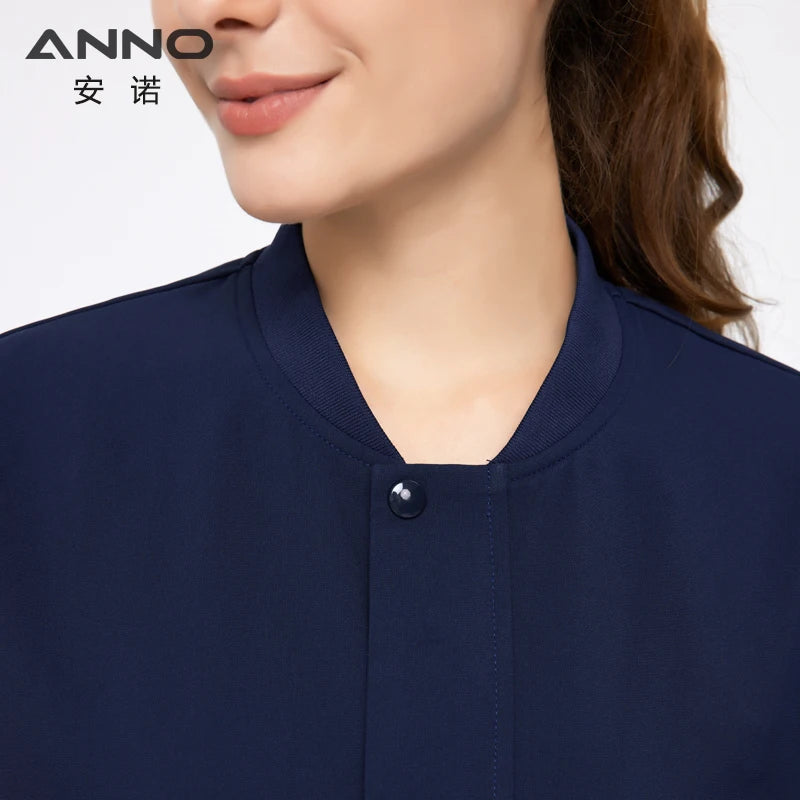 Anti-static Scrubs Jackets Antibacte Thermal Fabric Outfit Out Coats Doctor Hospital Nurse Uniforms Autumn Winter Over coats