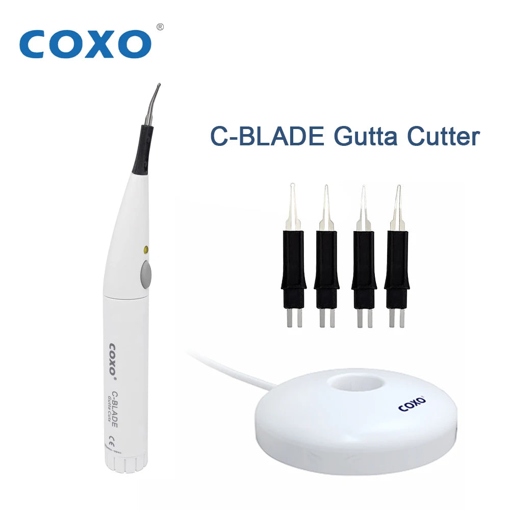COXO C-BLADE Gutta Percha Cutter With 4 Tips Fast Heat Up and Cooling Dental Cordless Gutta Cutter Dental Equipment