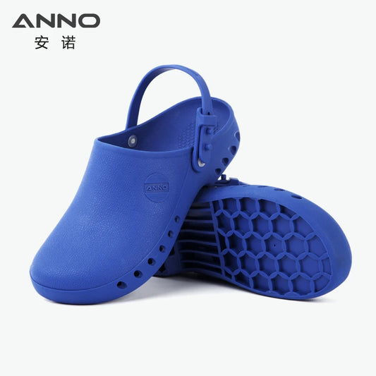 Medical Shoes Clogs with Chip Slot Hospital Foot Wear strap Unisex Wear-Resistant Non-slip High Temperature Disinfection Slipper C15