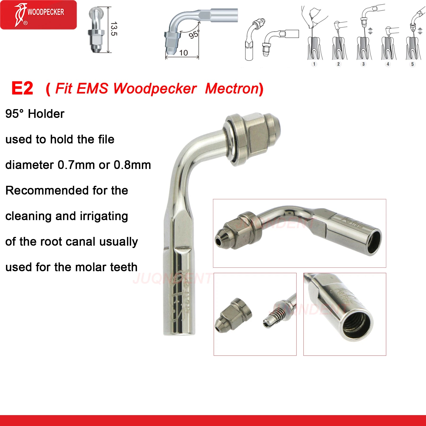 Woodpecker Dental Ultrasonic Scaler Piezo Build In UDS N2/N3 Scaler Tips For Teeth Scaling Endodontics Periodontics Fit EMS E2