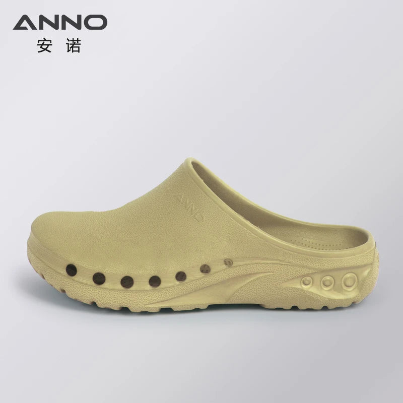 ANNO EVA Soft Doctors Nurses Shoes Hospital Clog Operating Room Lab SPA Slipper Work Flat Shoes for Long Standing C07