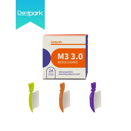 Dentpark/24Pcs or 72Pcs Dental Matrix Wedge Guards M3 Being placed before preparation to protect adjacent tooth Dentistry tool