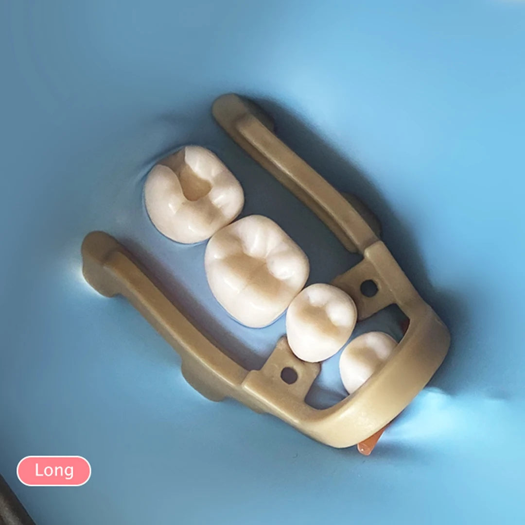 Dentpark 4pcs /6pcs Dental Rubber Dam Clamps Distal-Extension Clip Head with sand Autoclavable 134℃ Moisture Control
