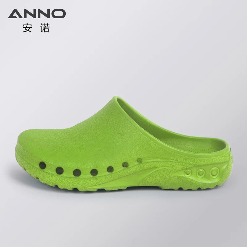 ANNO EVA Soft Doctors Nurses Shoes Hospital Clog Operating Room Lab SPA Slipper Work Flat Shoes for Long Standing C06