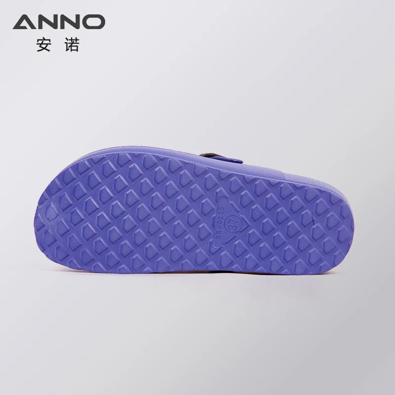 ANNO EVA Soft Shoes Clinical Hospital Clogs Slippers Shoes Man Women Shoes with Strap Work Clog Doctor Nurse Shoes Flat Footwear