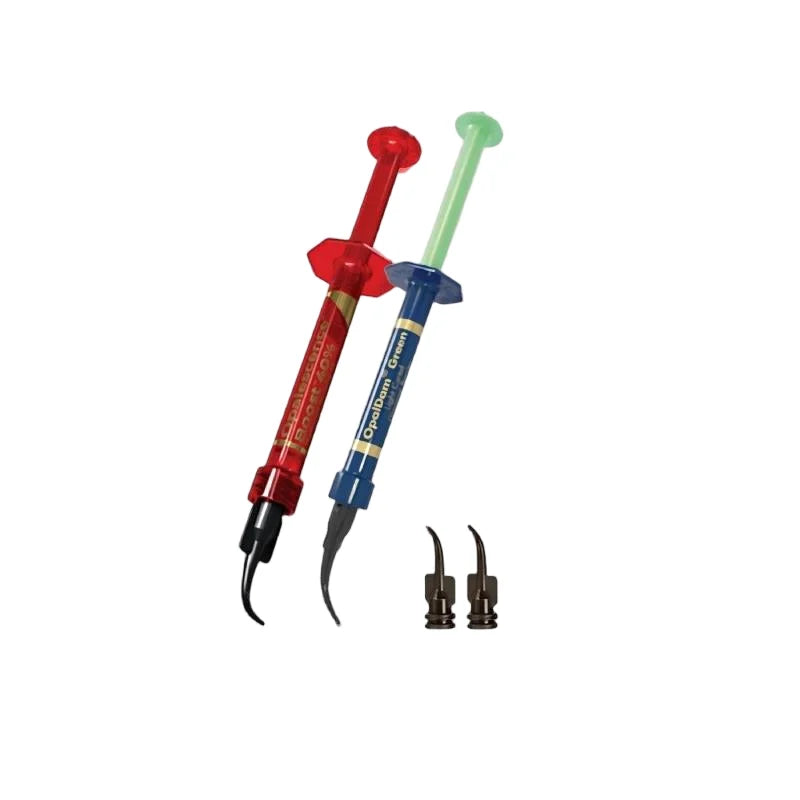 Ultradent Boost Teeth Whitening Kit: Whitening Gel + Green Light-Cured Gingival Barrier (1.2mL/syringe, with Applicator Tip)