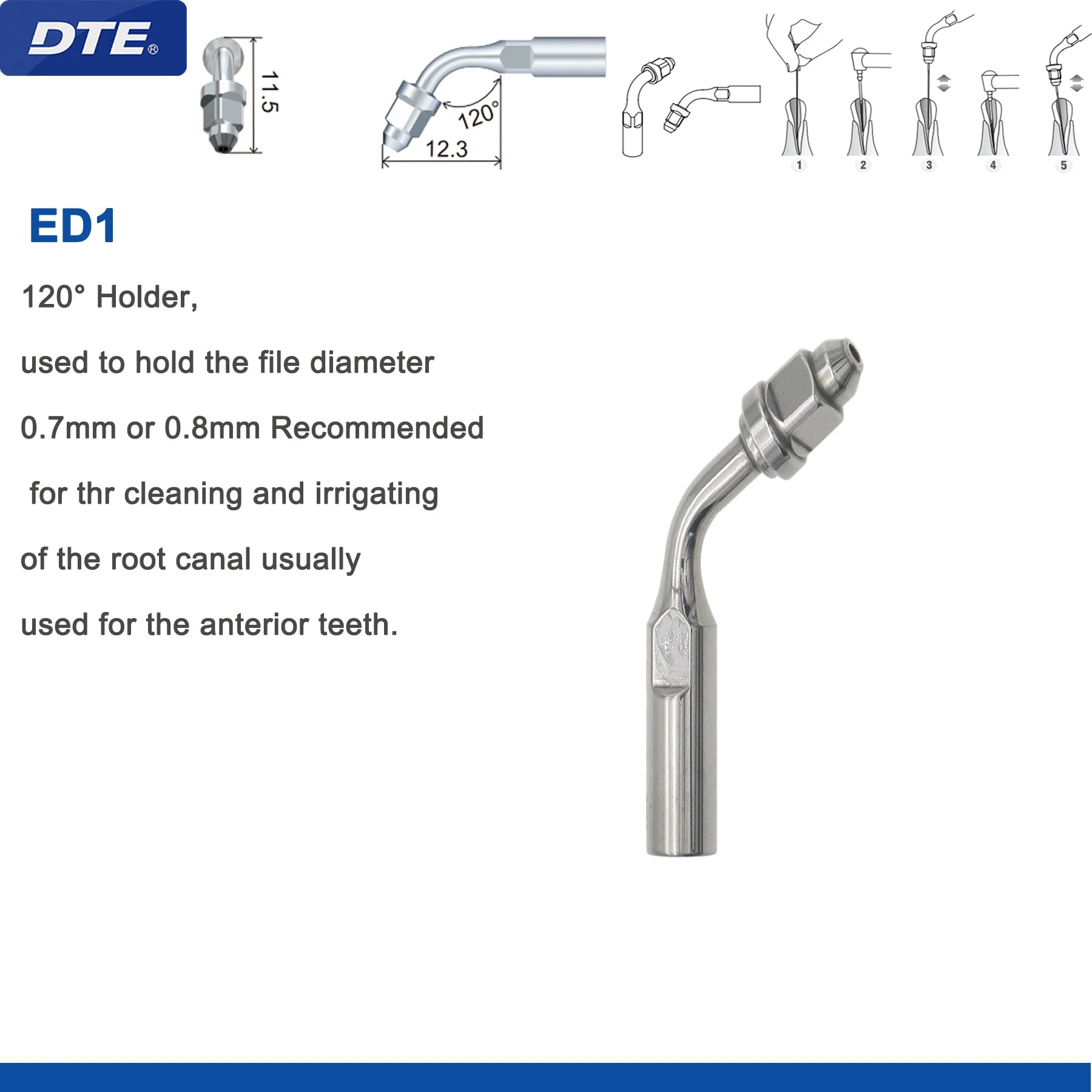 Woodpecker DTE Dental Ultrasonic Scaler Tips Scaling Endo Tip Dentistry Instruments Medical Accessories Fit EMS Satelec NSK ED1