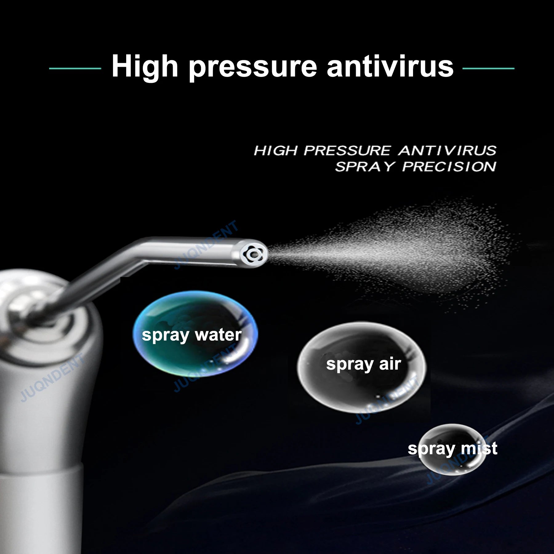 Dental Air Water Spray Triple 3 Way Syringe Handpiece Dentistry Air Water Spray Gun Nozzles Tips Dental Tooth Cleaning Tools